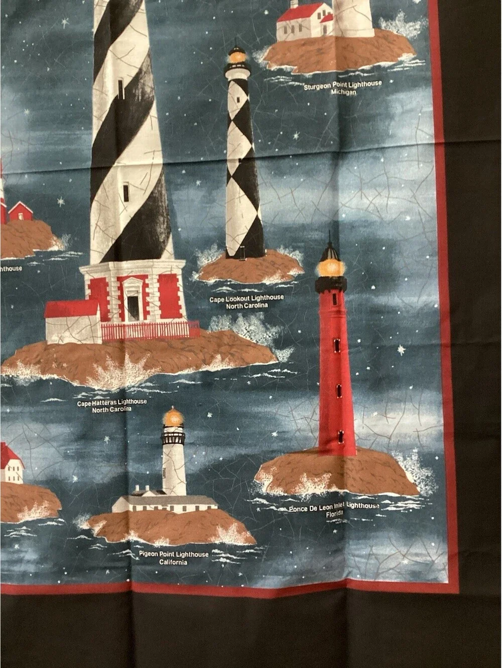 One Yard Lighthouses in the Night